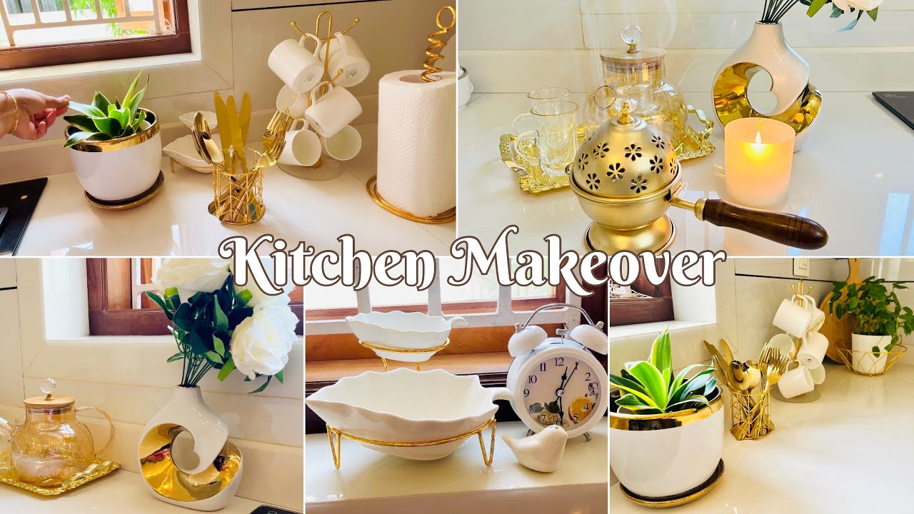 നമുക്ക് കിച്ചൻ ഒന്ന് മാറ്റിയാലോ🥰👍/ kitchen makeover and Organizing /Malayalam