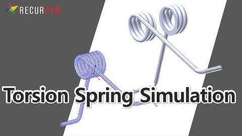 Torsion Spring Simulation using 2 different methods