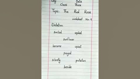 Class 3 English (Lecture 4) Afaq Sun Series