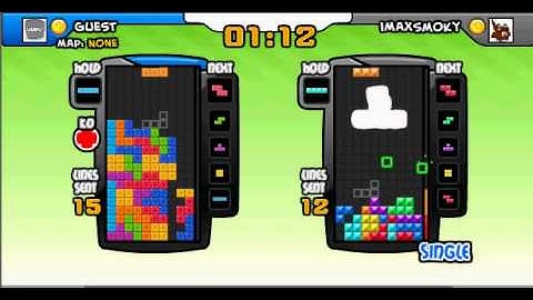 Tetris: 4x T-Spin Triple B2B and 11x Combo