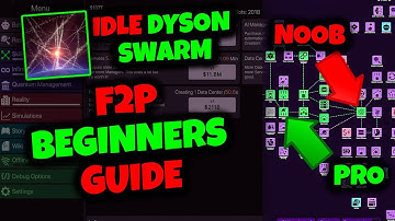 START YOUR GAME RIGHT! - IDLE DYSON SWARM // BEGINNER GUIDE