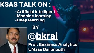Artificial intelligent, Machine learning, deep learning lecture by Dr. Bharatendra Rai @bkrai