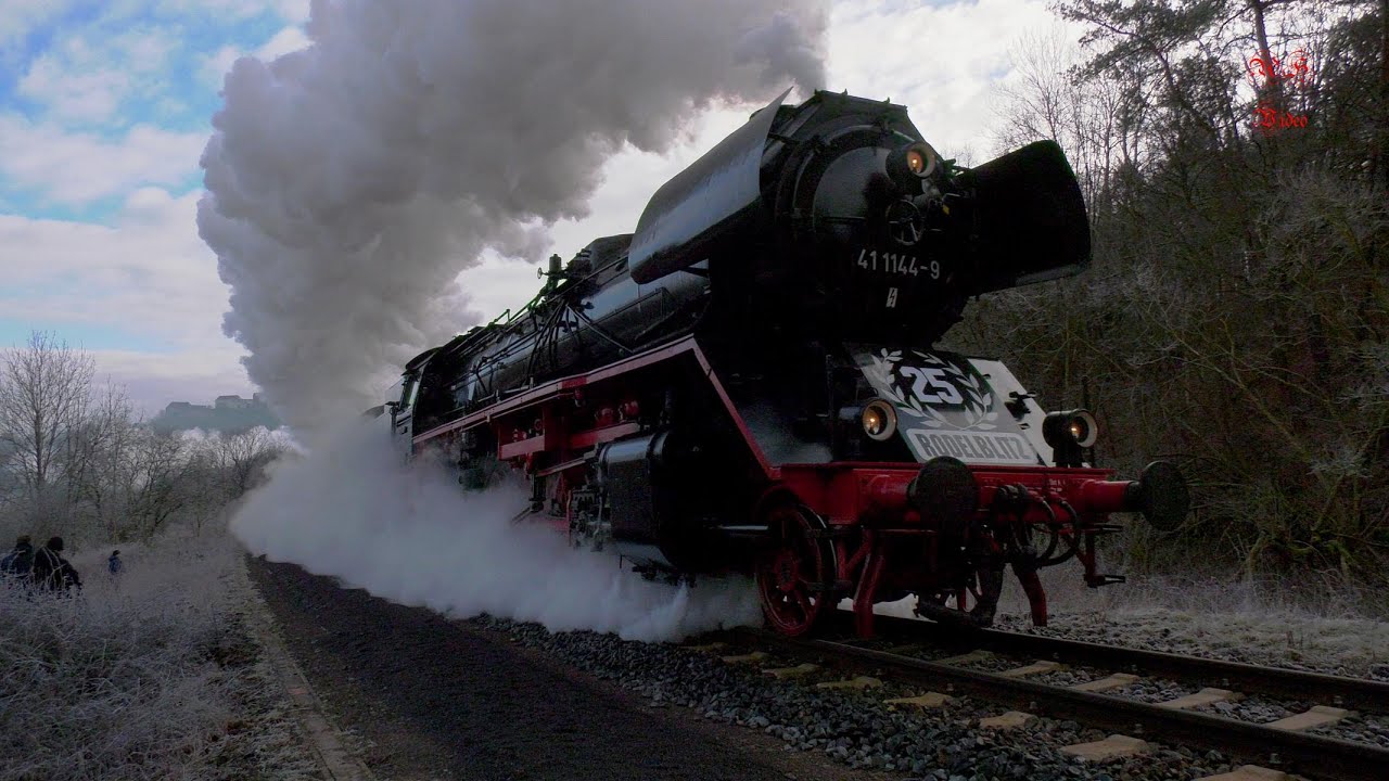 #Rodelblitz feiert in 2025 seine 25 Saison mit imposanten Fahrten und Sound der 41 1144 9 (4K)