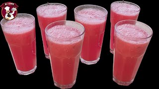 How to make sri lankan watermelon juice by sl 1 cook ? sinhala cooking tutorial 2023.