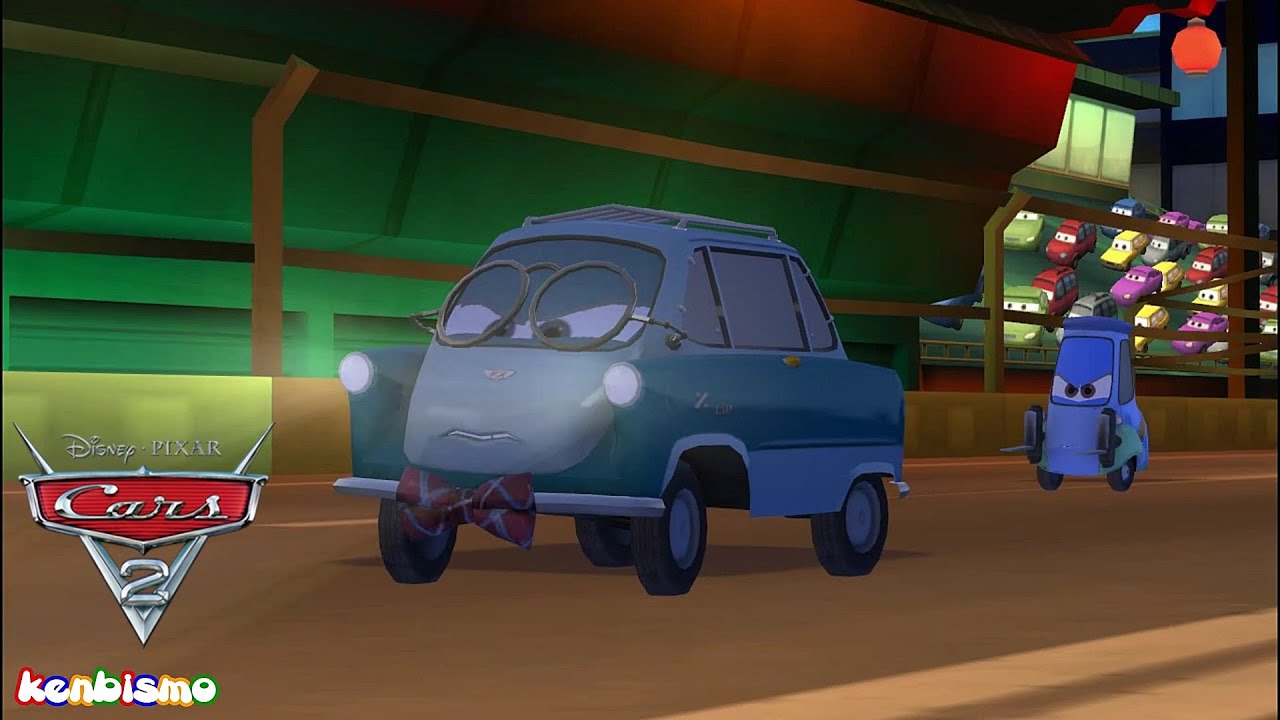 Young Professor Z race at Ginza Sprint, Cars 2 The Video Game PC
