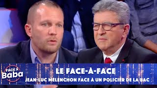 "La police est aux ordres de la nation": le débat tendu de Jean-Luc Mélenchon face à un policier