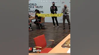 Magnus wastes 2 minute of his time against Firouzja....