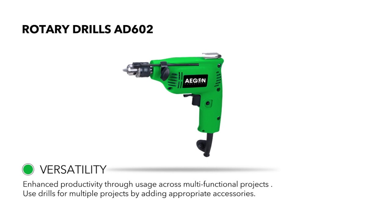 Aegon Drill | Aegon AD602 Rotary Drill | Aegon Power