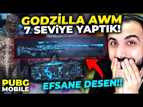 YENİ GODZİLLA AWM GELDİ!! 😮 7 SEVİYE FULLEDİK E-F-S-A-N-E | PUBG MOBILE