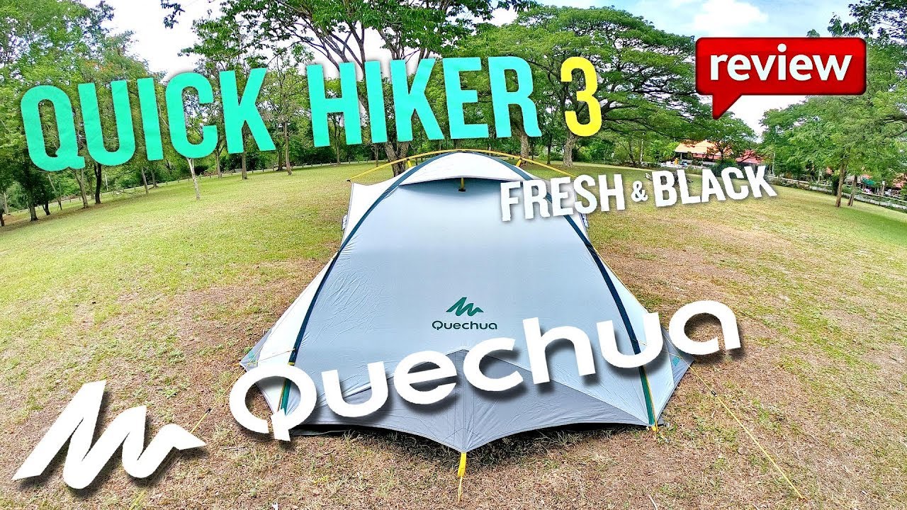 quechua quickhiker 3 fresh and black