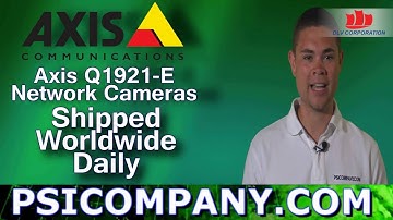 Axis Q1921 E Thermal Network Camera  Videoture Edited