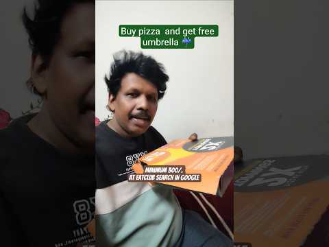 #eatclub #umbrella #shorts #viral #reelsindia #pizzalover #food #monsoonsession #offers #kids