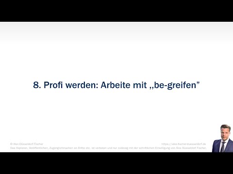 Profi werden: Arbeite mit “be-greifen”