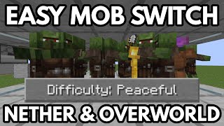 How to Make a Mob Switch in Minecraft 1.20.6 - Prevent Hostile Mobs From Spawning