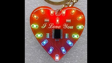 MÓC KHÓA LED TRÁI TIM V1.2