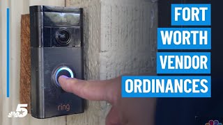 Fort Worth considers updating rules for door-to-door vendors | NBC DFW