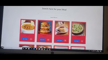 Meal App || Coding Ninja Frontend skill test-2