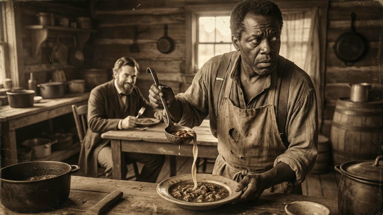 L'Esclave CUISINIER qui a servi un VER SOLITAIRE dans le Ragoût: Il mange le Maître de l'intérieur!