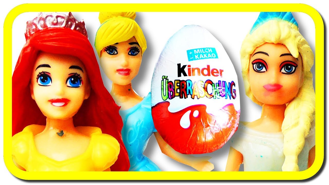 Disney Prinzessinnen ÜEier und COOLES Spielzeug - YouTube