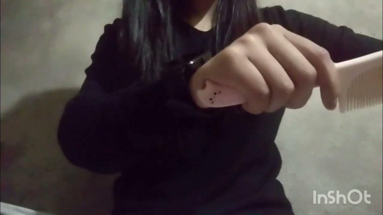 ASMR Hair Brushing, Cutting & straightening | NO Talking 