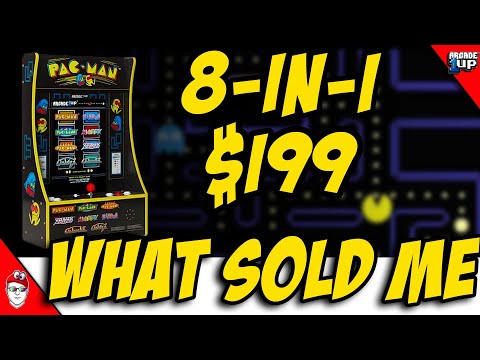 Arcade1Up 8 In 1 Pac Man Partycade Arcade With 8 Games 
