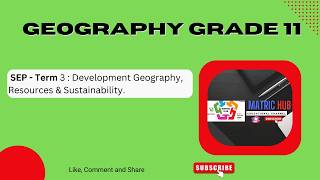 Geography Grade 11 Term 3 - Development Studies Past Exam Questions Revision Pack