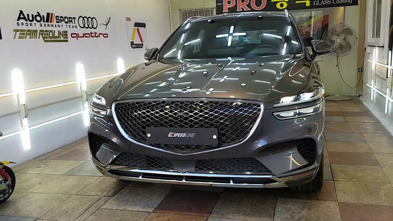 신형 제네시스 GV70 2.2디젤 AWD 카본메탈 출고(2021Genesis GV70 2.2D AWD) - YouTube