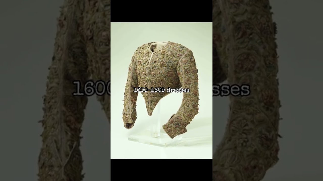 1600-1609 dresses 👗 || baroque era || 17th century fashion || 