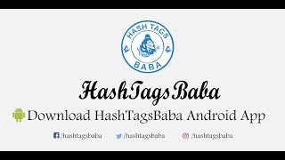 HashTagsBaba - Hashtags for Facebook, Instagram screenshot 1