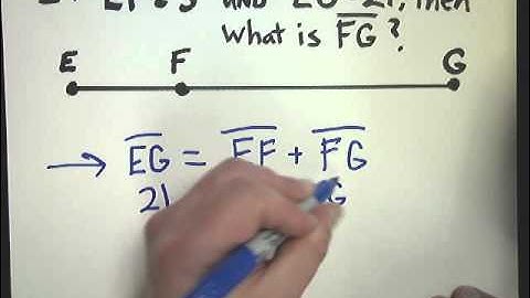 Segment Addition Postulate