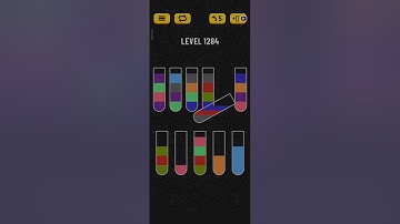 Water sort puzzle level 1284