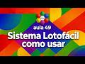 Lotofácil - aula 49 – Sistema Lotofácil - como usar – curso #segredos #loteria #bom #jogo #aposta