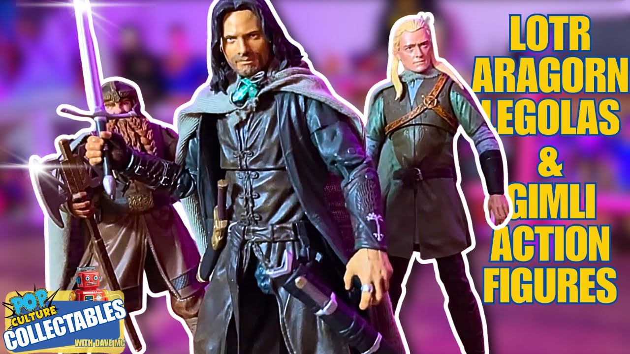 Фигурки Diamond Select по мотивам «Властелина колец», Арагорн - gimili - Legolas