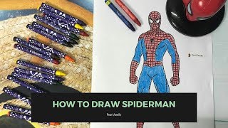 Tô Màu Người Nhện | How to Draw Spiderman