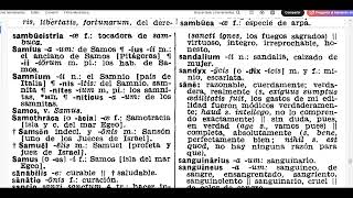 Cómo buscar en un diccionario de latín