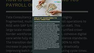 How is SAP Transforming TCS Payroll Operations. #trending #corporate #news #business #zapyard
