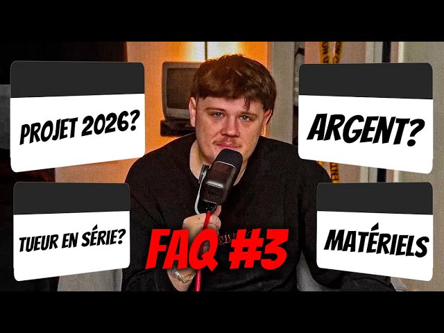 JE RÉPOND À VOS QUESTIONS #3 !  ( XDDL, équipes, projet 2026..)