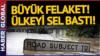 Ülke Felaketi Yaşıyor Her Yeri Sel Bastı Ölüler Var