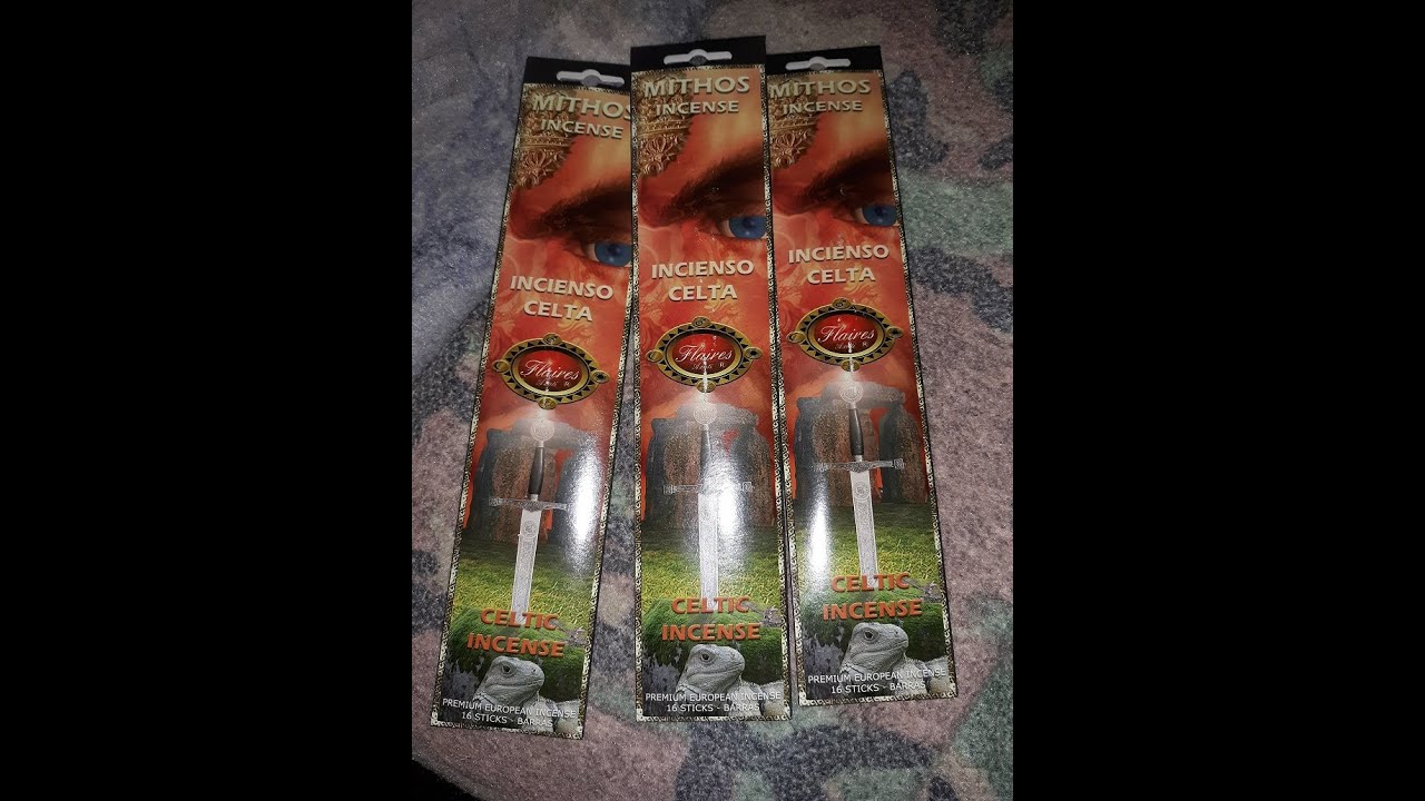 Flaires Celtic Mythos incense review YouTube