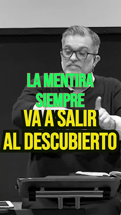 ¡Te estás esclavizando de la mentira!