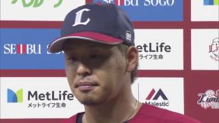 2017年7月21日 埼玉西武・浅村選手・外崎選手ヒーローインタビュー