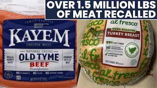 Over 1.5 million pounds of meat recalled