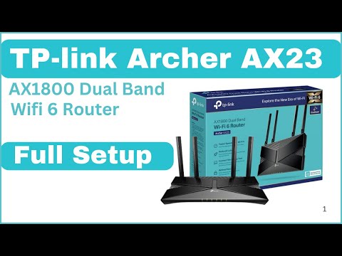 TP-Link Archer AX23 Wi-Fi 6 ルーター　2つセット TP-LINK ARCHER AX23 AX1800 DUAL-BAND Wi-Fi 6 ROUTER WITH VPN