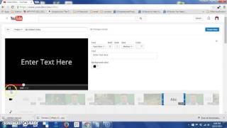 Youtube Video Editor - Adding Text Slides