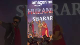 Ranveer Singh, Krystle Dsouza, Jasmine Sandlas, Dance On Shararat Song At Music Launch Event