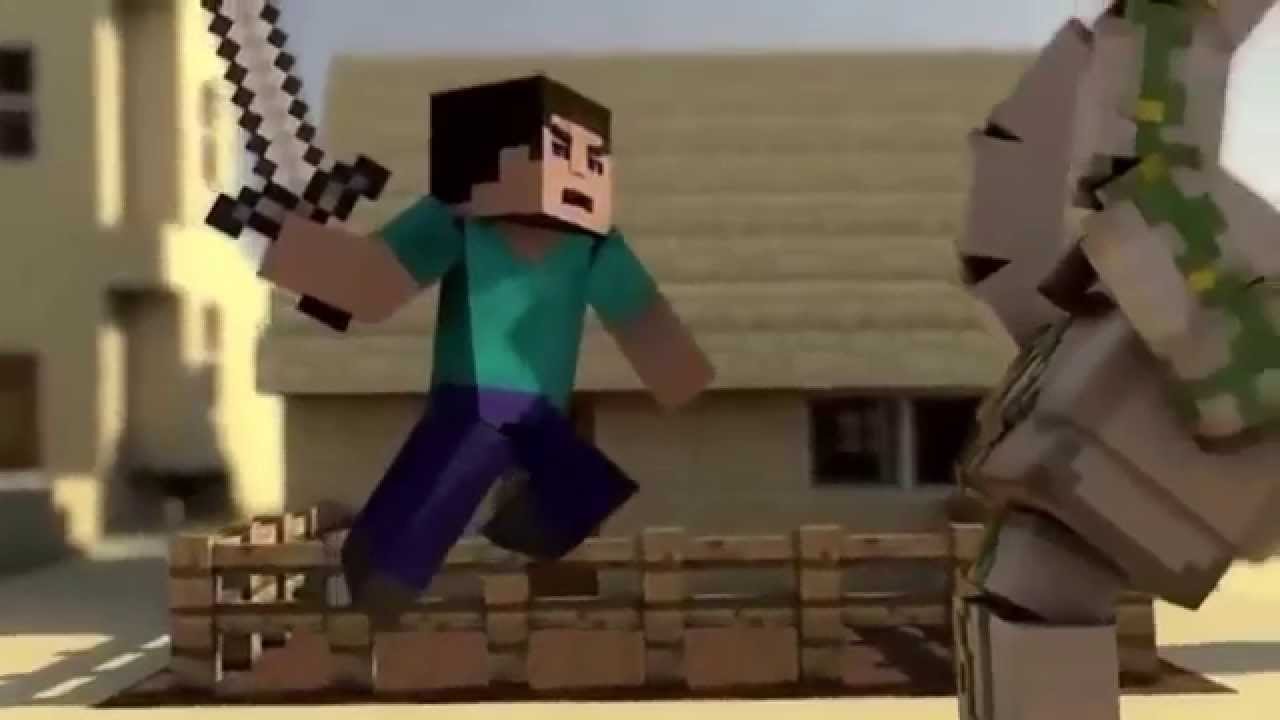 Minecraft Epic Battle Player vs Iron Golem ULTIMATE FIGHT YouTube