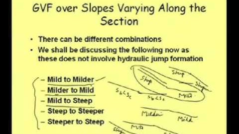 Mod-4 Lec-4 Gradually Varied Flow & its Computation