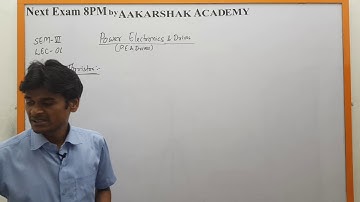 || Lecture 01 || Power Electronics and Drives || 6th Semester || Electrical Engineering || SBTE ||