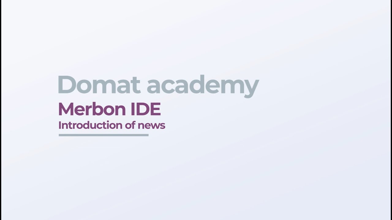 Merbon Merbon IDE - news version 2.4.0.x - YouTube