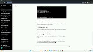 how to learn python documentation